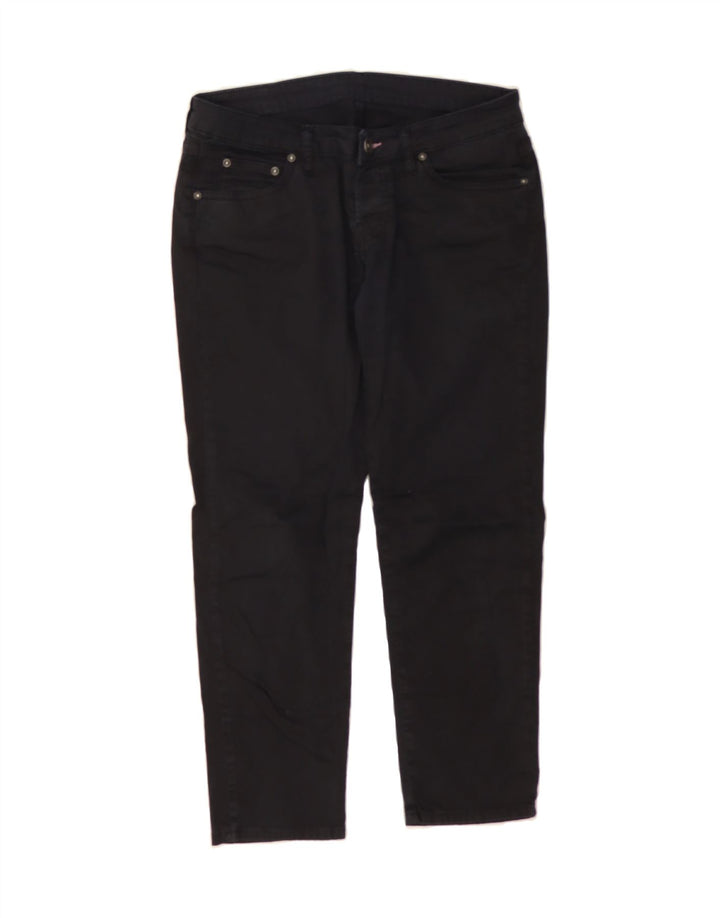 REPLAY Womens Straight Casual Trousers W28 L24 Black Vintage Replay and Second-Hand Replay from Messina Hembry 