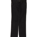 WRANGLER Womens Straight Jeans W25 L32 Black Cotton Vintage Wrangler and Second-Hand Wrangler from Messina Hembry 
