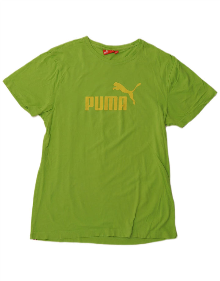 Puma Camiseta Masculina Graphic Top Grande Verde Esportes