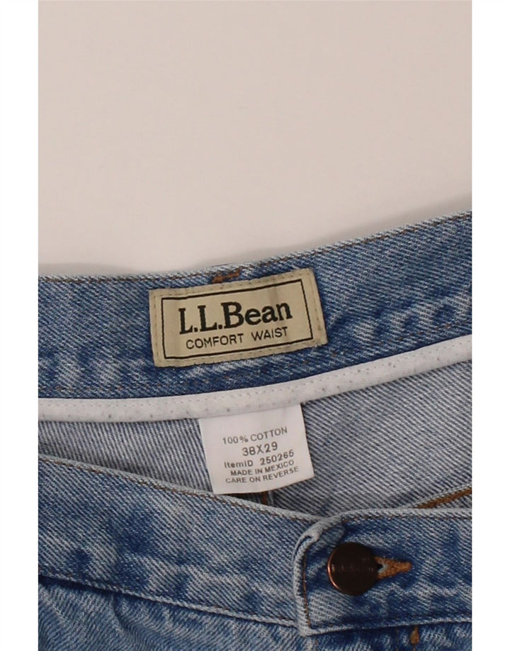 L.L.BEAN Mens Straight Jeans W38 L29 Blue Cotton Vintage L.L.Bean and Second-Hand L.L.Bean from Messina Hembry 