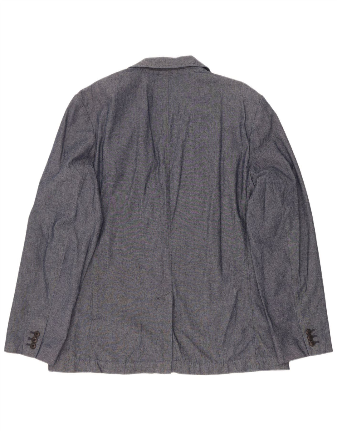 Jaqueta blazer masculina Gap com 2 botões Reino Unido 42 XL azul marinho algodão