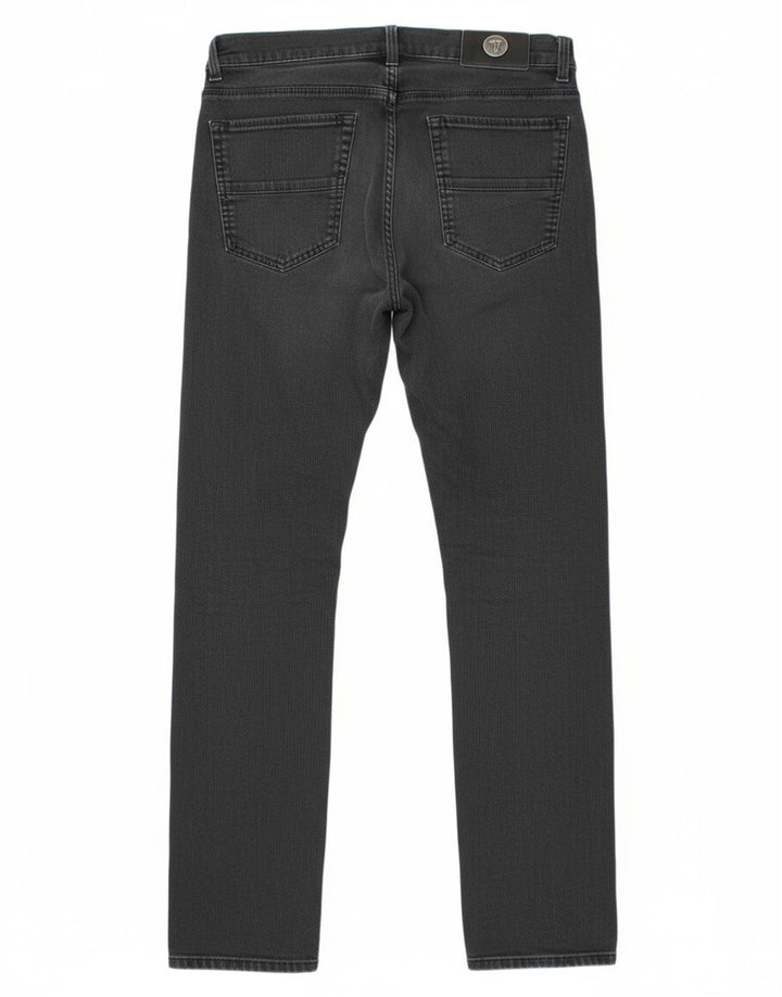 TRUSSARDI Masculino Slim Jeans W32 L33 Cinza Poliéster