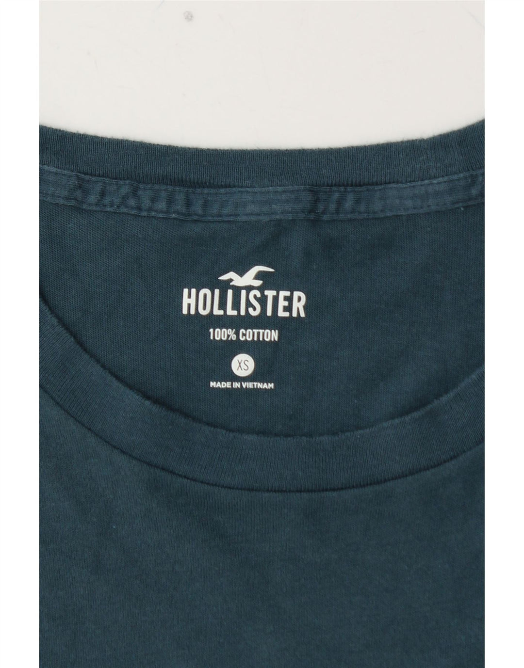 Camiseta masculina HOLLISTER Top XS algodão azul