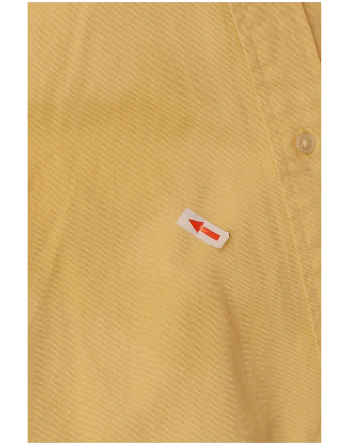 Camisa masculina Tommy Hilfiger grande algodão amarelo
