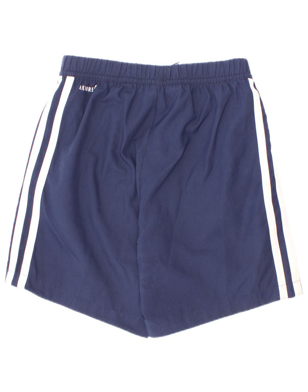 Calções desportivos Adidas Boys Aeroready 5-6 anos azul marinho poliéster