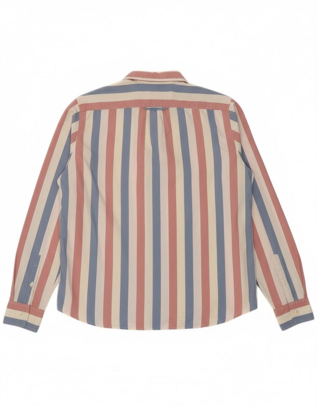 Camisa feminina Lacoste tamanho 42 grande algodão listrado multicolorido