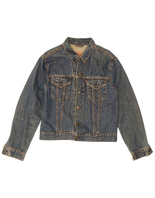 Jaqueta jeans feminina Levi's UK 18 XL azul
