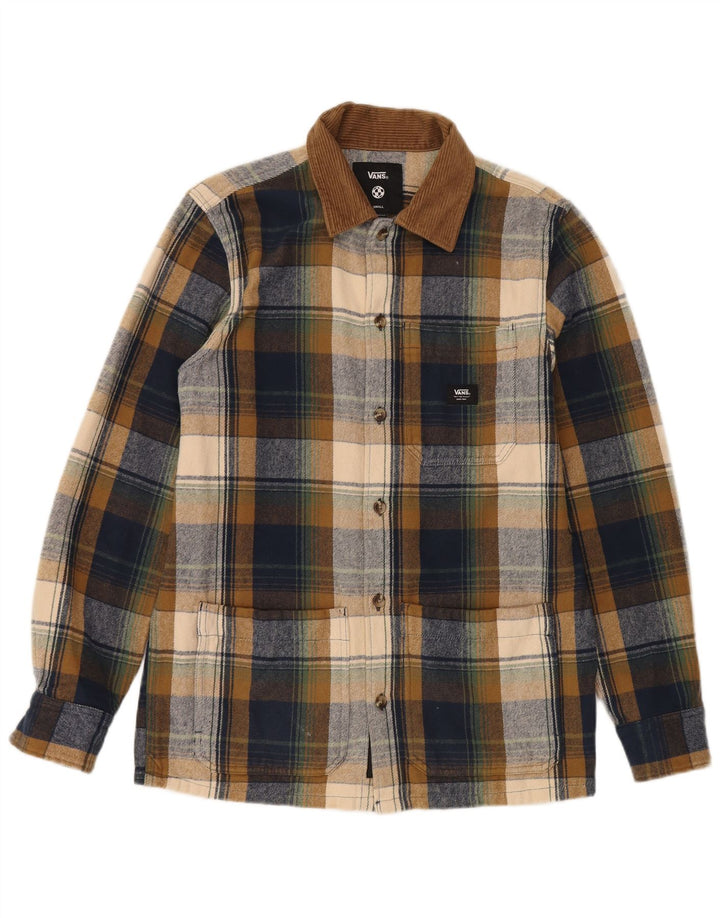 Camisa masculina Vans Lumberjack Classic Fit flanela pequena xadrez multicolorida