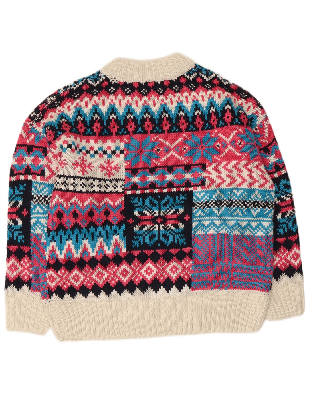 Suéter feminino Piombo com gola tartaruga Reino Unido 16 grande multicolorido