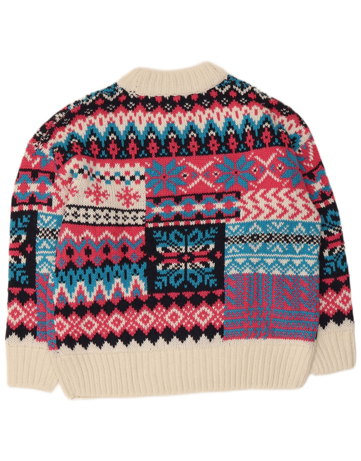 Suéter feminino Piombo com gola tartaruga Reino Unido 16 grande multicolorido
