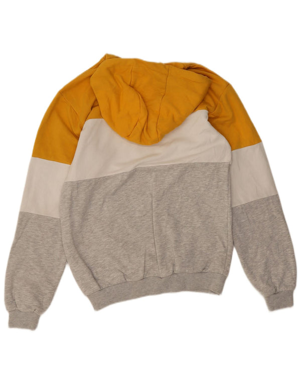 Fila Mens Graphic Hoodie Jumper XS Multicolorido Colourblock Algodão