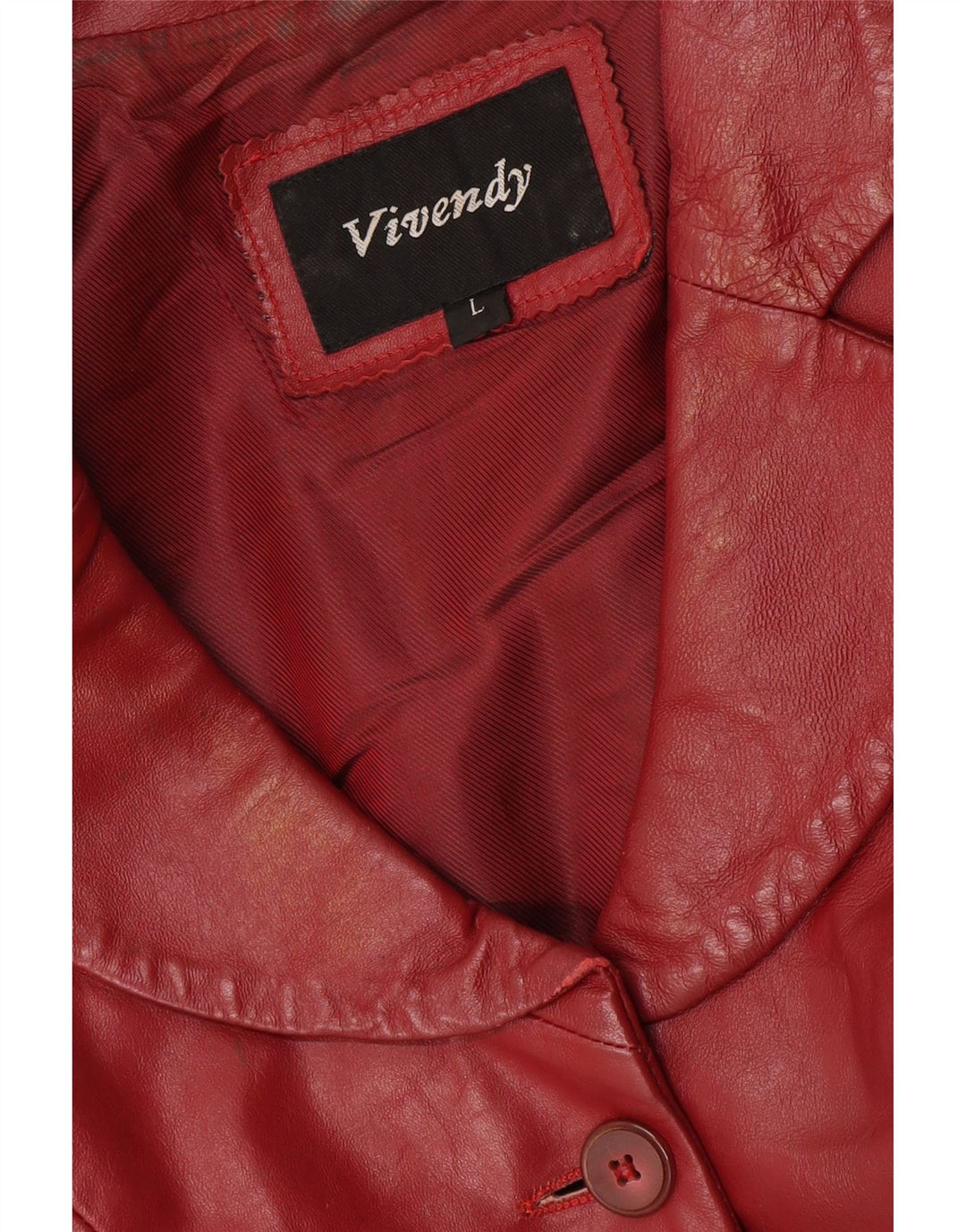 Jaqueta Blazer Feminina Viventy Crop 2 Botões Reino Unido 14 Grande Borgonha