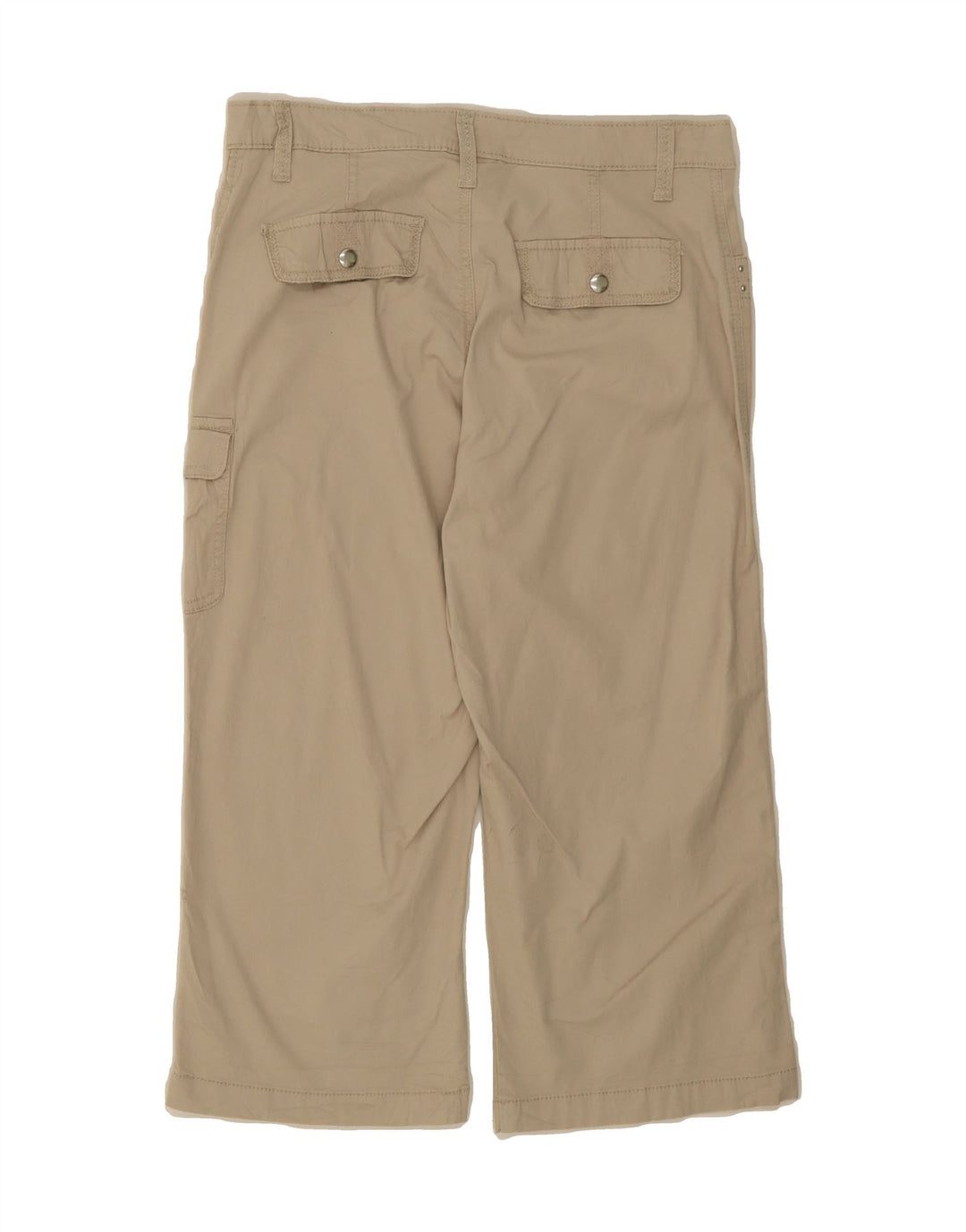 LEE Womens Wide Leg Capri Cargo Trousers US 10 Large W30 L20 Beige Cotton Vintage Lee and Second-Hand Lee from Messina Hembry 
