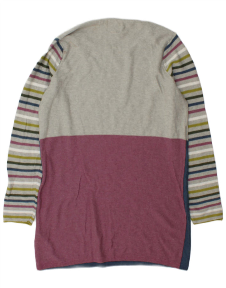 Vestido jumper feminino de manga comprida White Stuff UK 14 cinza médio colorblock