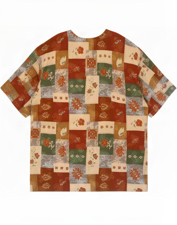 Yessica Blusa feminina By C&A manga curta UE 48/50 2XL multicolorida