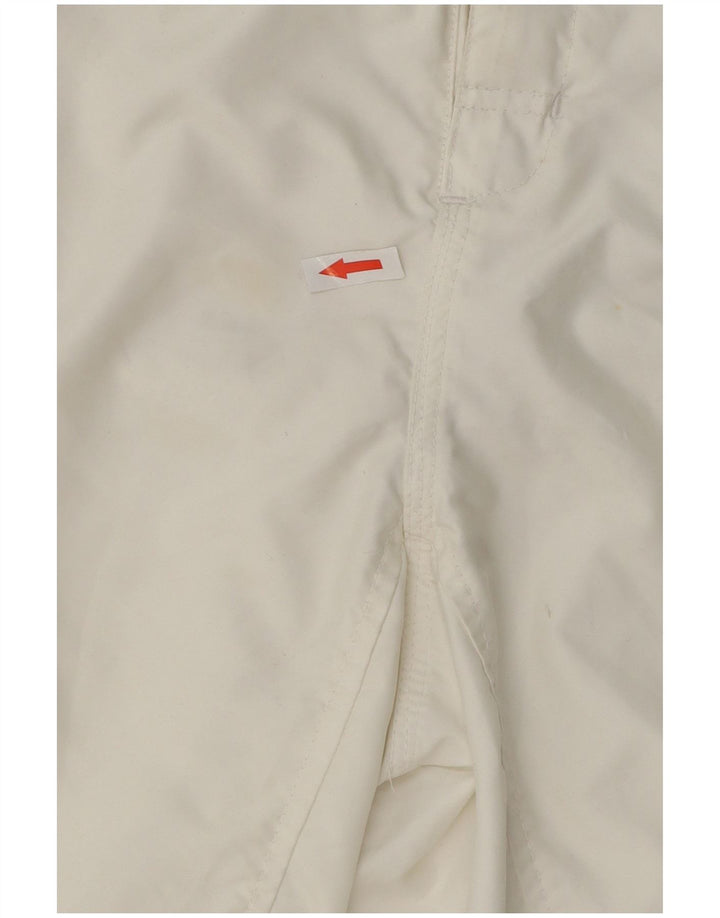 Shorts de natação masculinos Nike Graphic médio branco geométrico poliéster