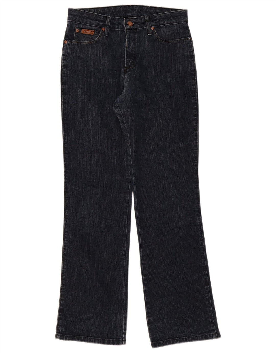 Wrangler feminino bootcut jeans W28 L30 azul marinho algodão
