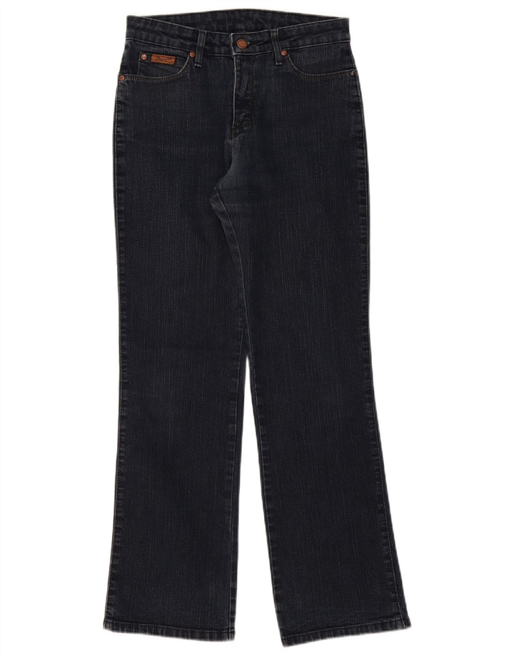 Wrangler feminino bootcut jeans W28 L30 azul marinho algodão