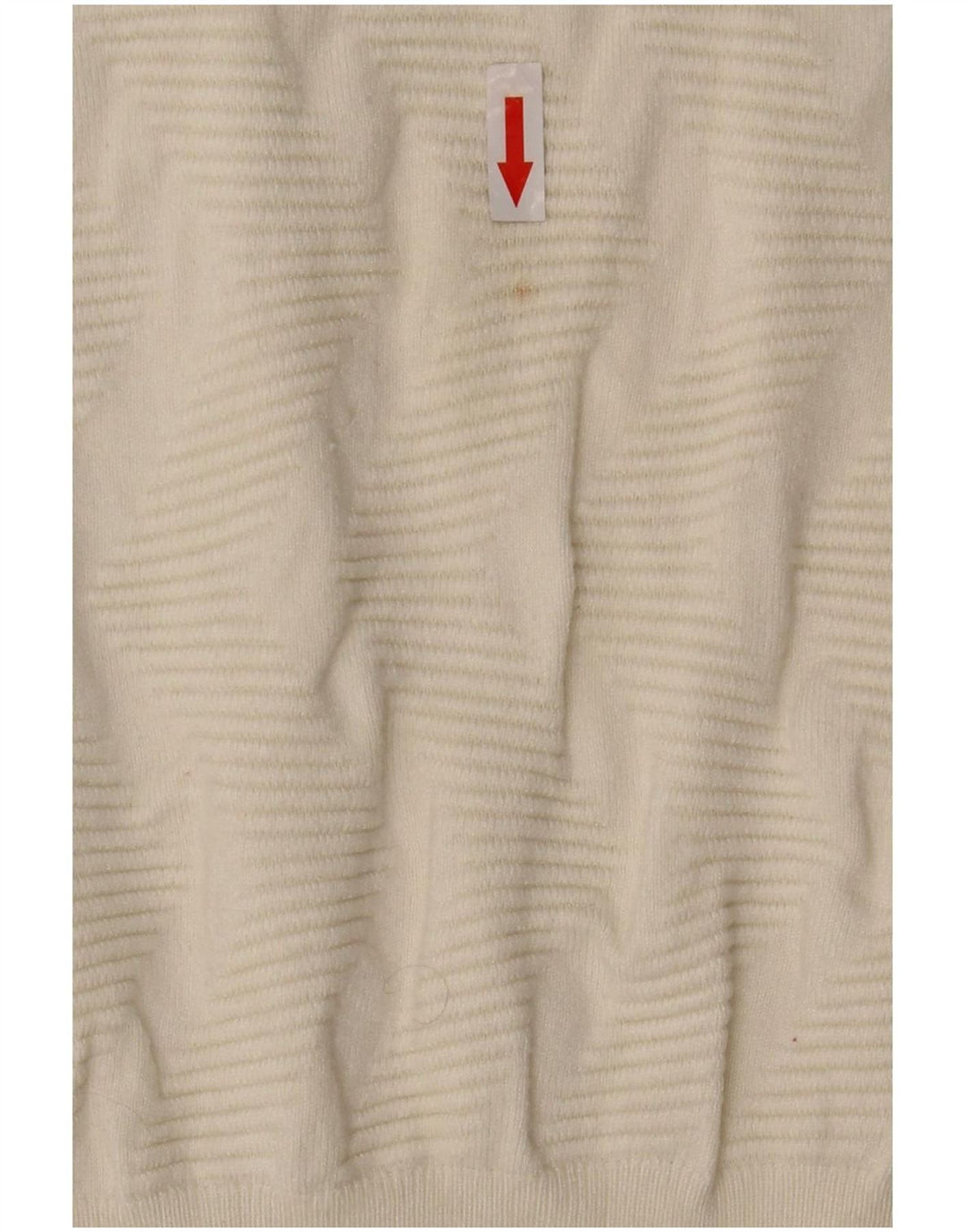 Suéter feminino Marks & Spencer com gola canoa UK 12 médio off white