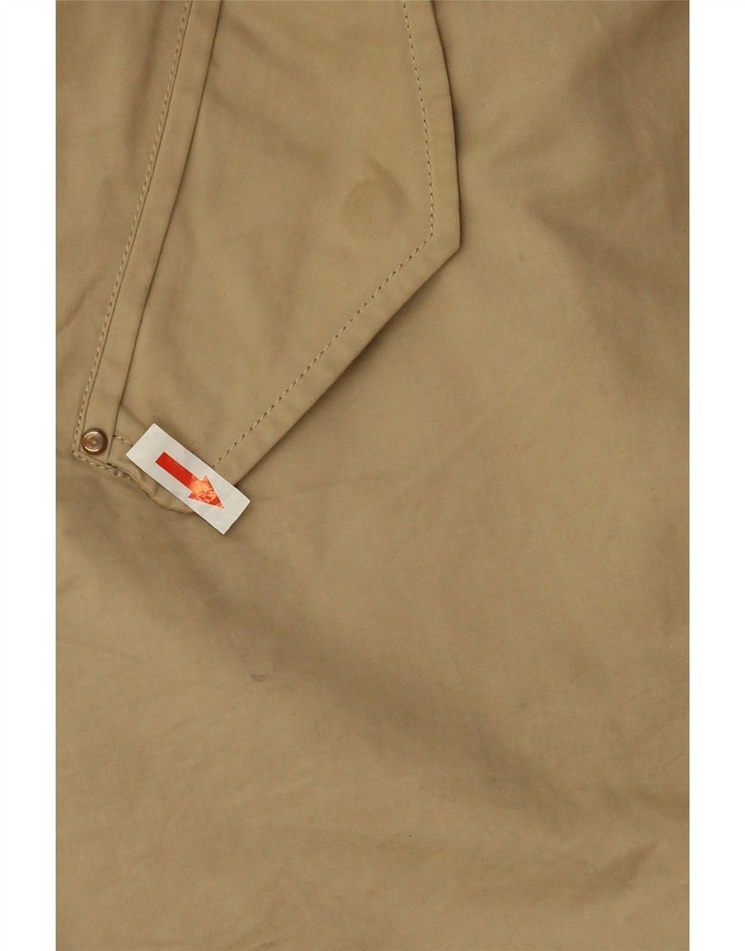 Zara Jaqueta Parka Feminina com Capuz Reino Unido 16 Grande Bege