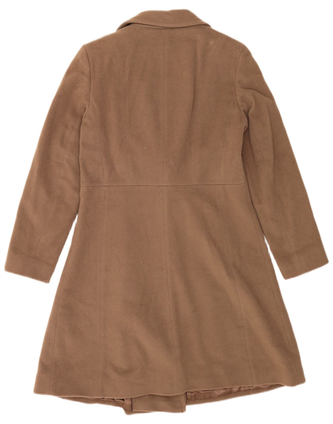 Sobretudo feminino Marks & Spencer Reino Unido 10 lã bege pequena