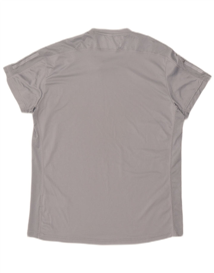 Camiseta masculina ADIDAS Top cinza médio poliéster