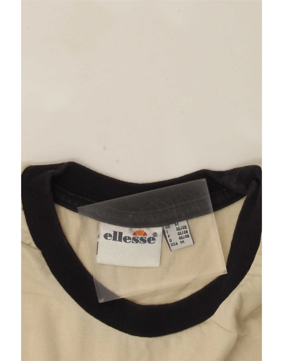 Camiseta gráfica masculina ELLESSE Top bloco colorido bege médio
