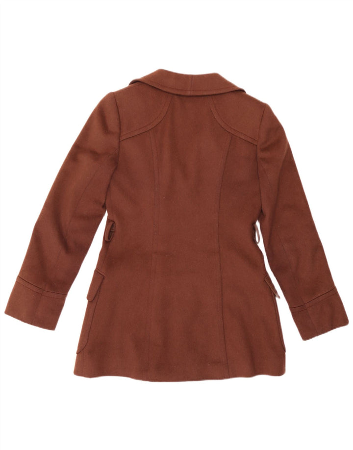 Jaqueta blazer feminina Happening com peito duplo IT 40 pequena marrom