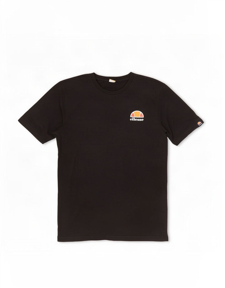 Ellesse Camiseta Masculina Top Grande Algodão Preto