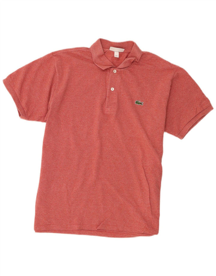 Camisa polo masculina Lacoste Classic Fit tamanho 5 grande algodão vermelho