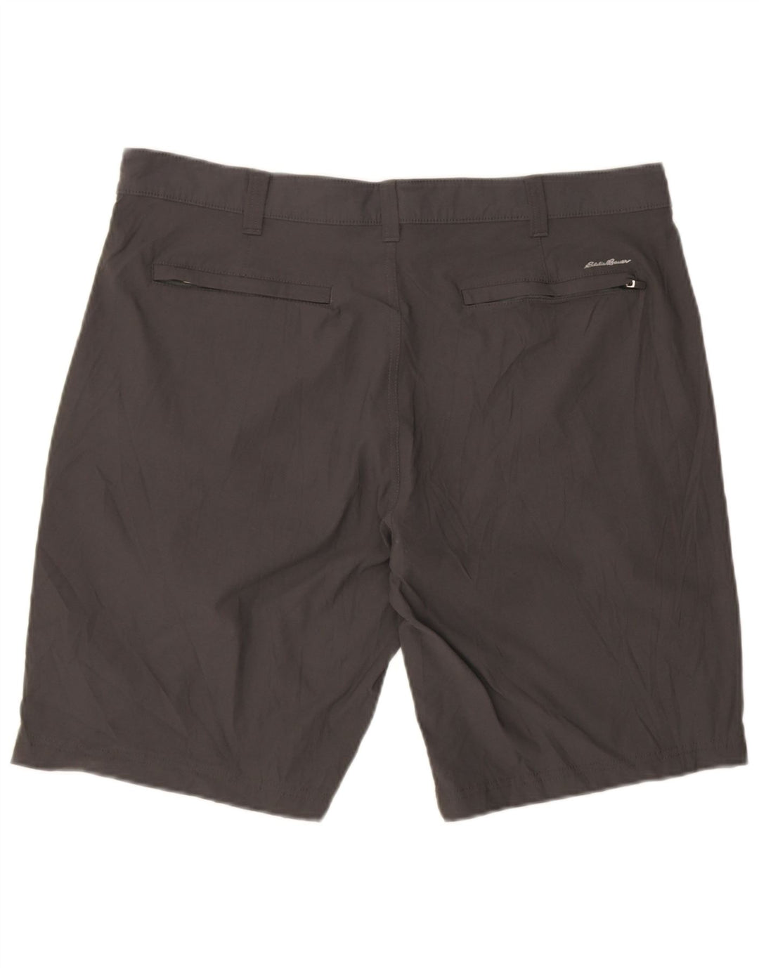 Eddie Bauer Mens Chino Shorts W38 XL Cinza Nylon