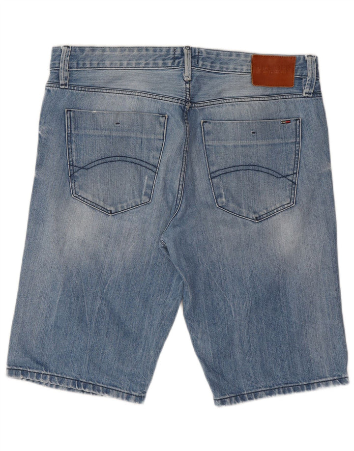 Shorts jeans masculino Tommy Hilfiger W33 algodão azul médio