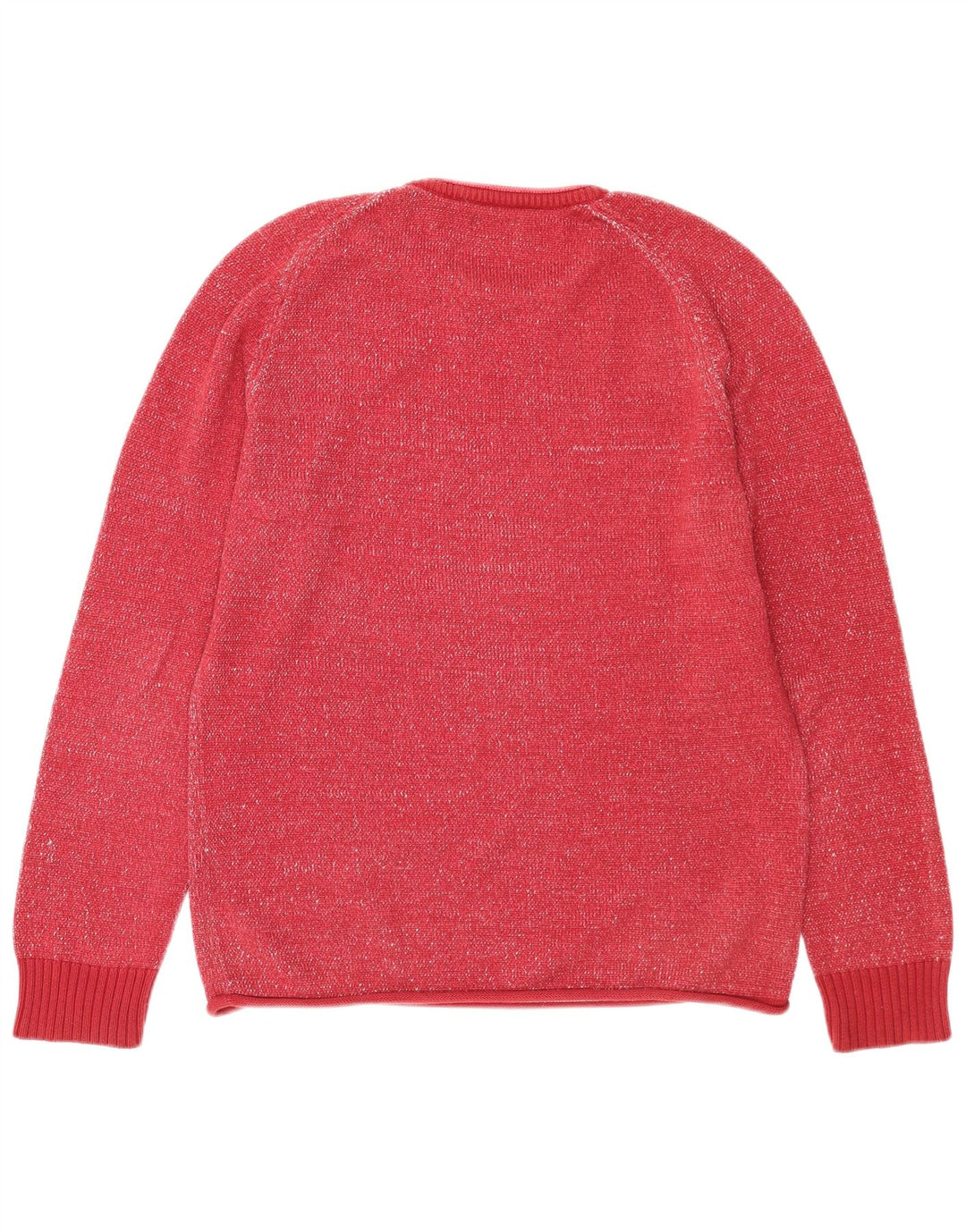 Suéter masculino Levi's com gola redonda, grande algodão manchado vermelho