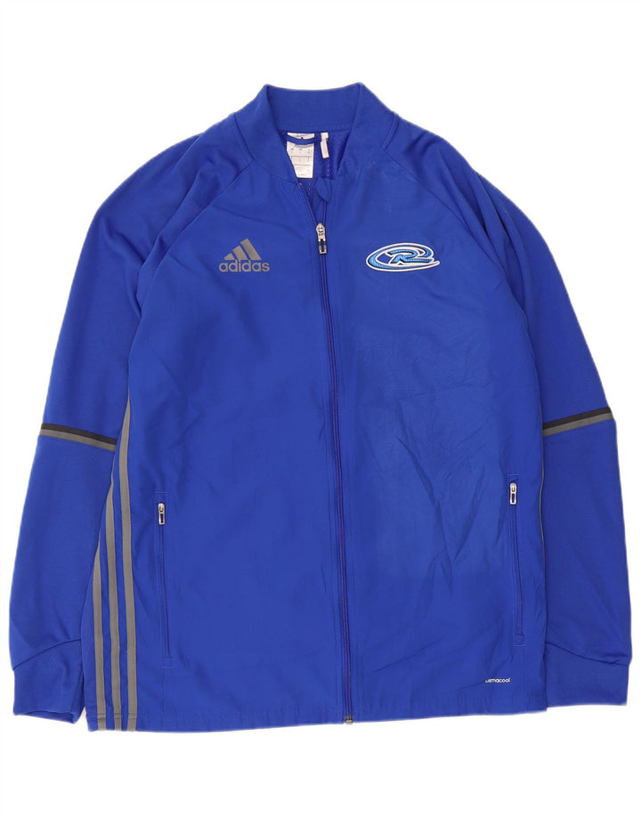 ADIDAS Mens Climacool Graphic Tracksuit Top Jaqueta Grande Azul Poliéster