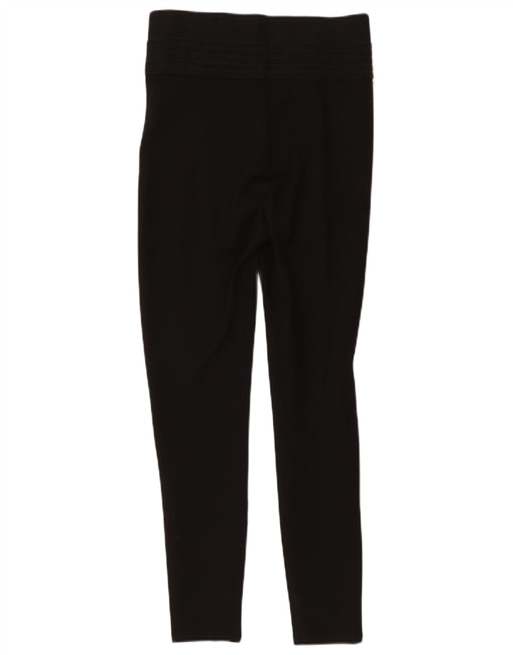 Leggings femininas Zara UK 12 poliéster preto médio