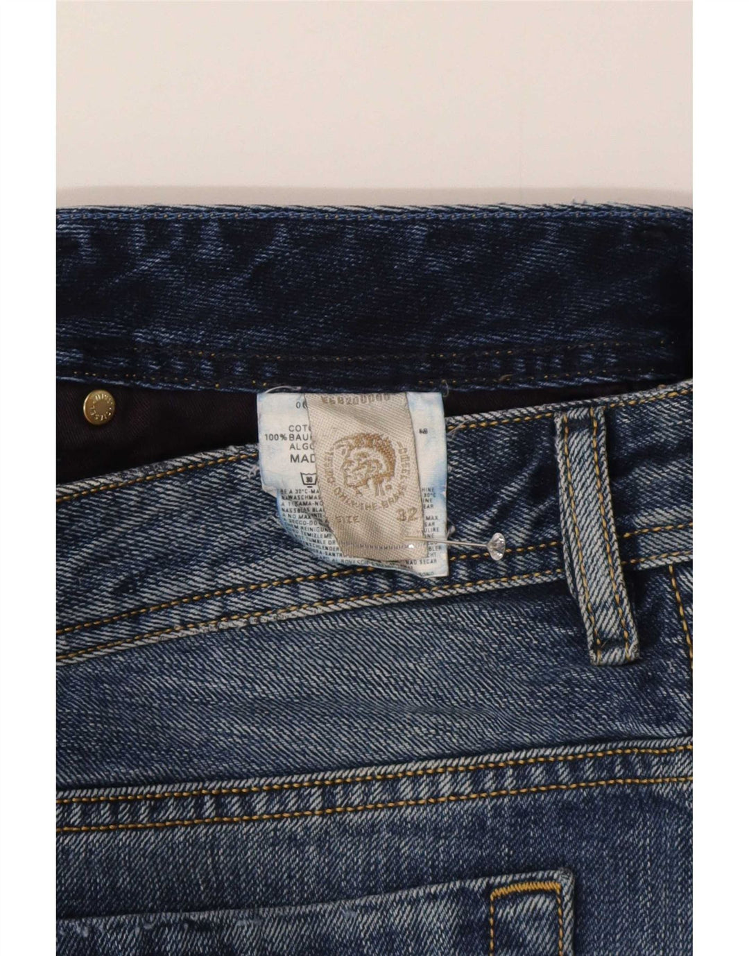 Diesel Masculino Zatiny Bootcut Jeans W32 L32 Azul