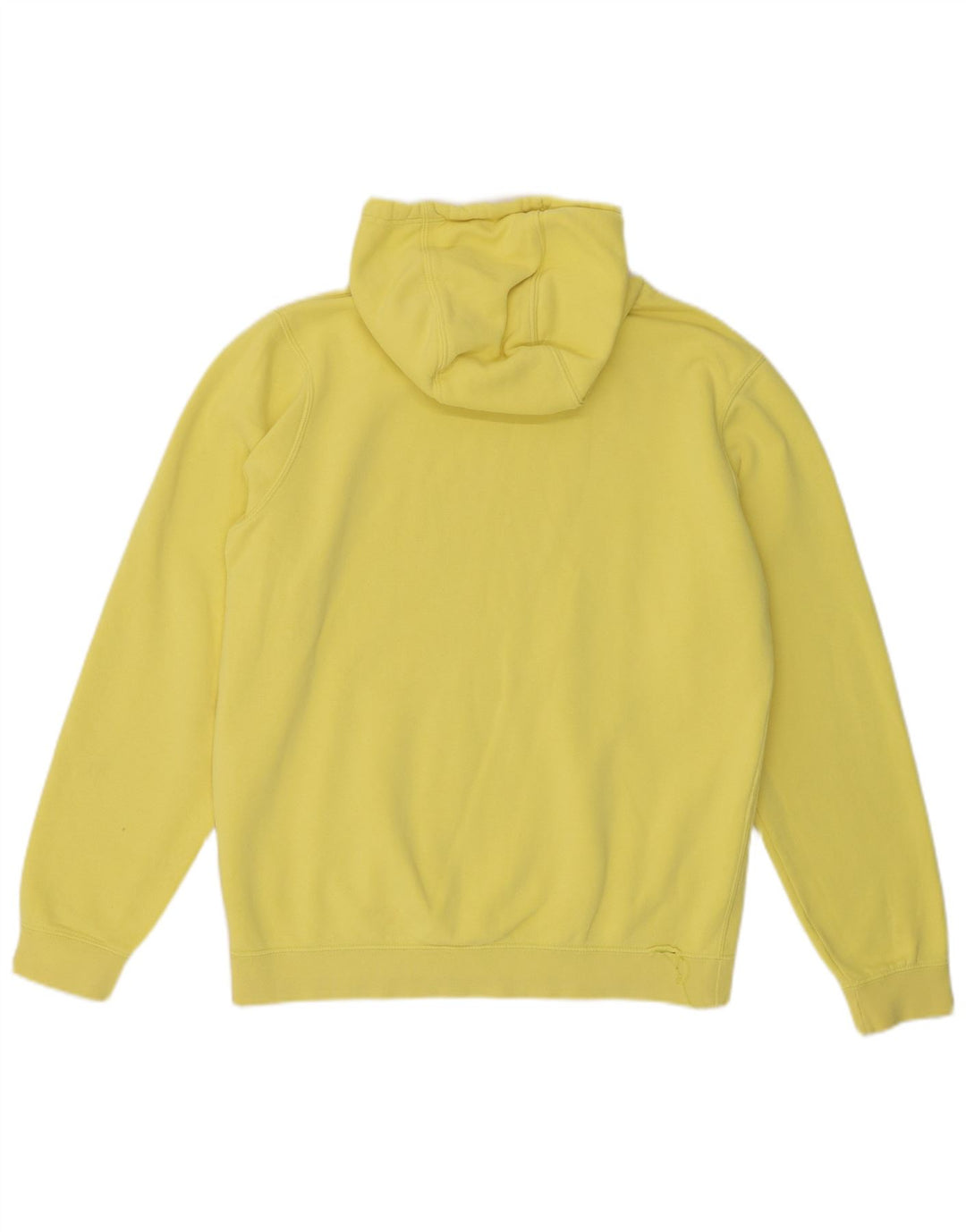 Nike Mens Hoodie Jumper Médio Algodão Amarelo