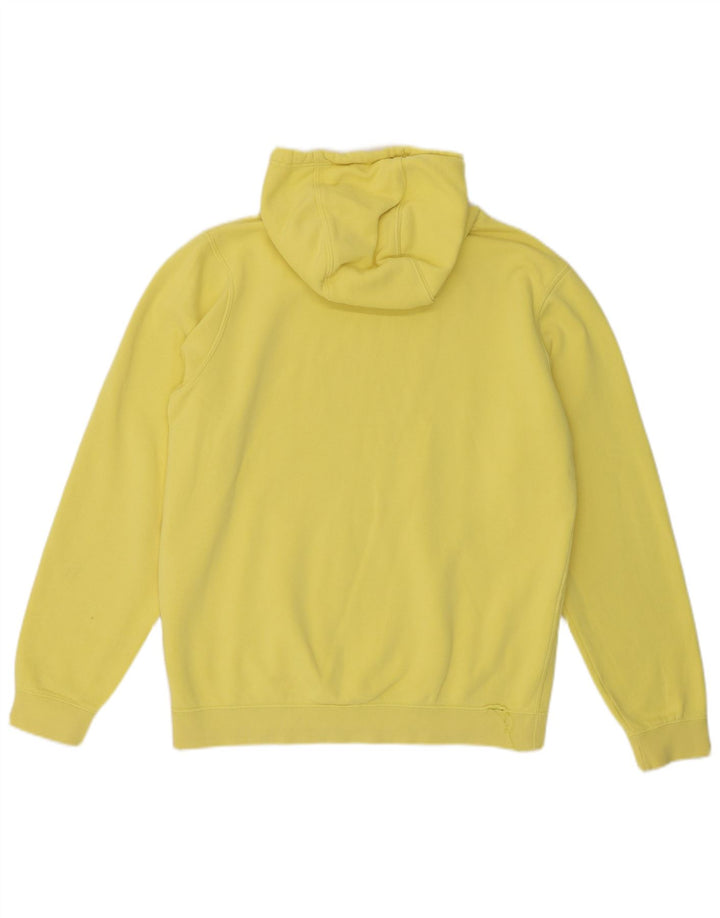 Nike Mens Hoodie Jumper Médio Algodão Amarelo
