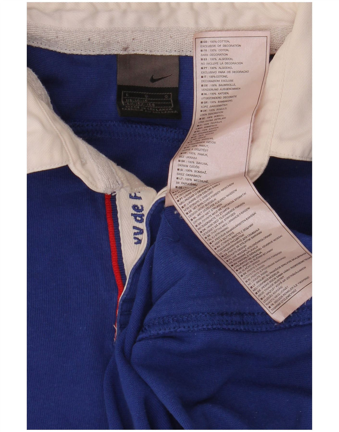 Camisa polo NIKE Boys Rugby 12-13 anos grande azul