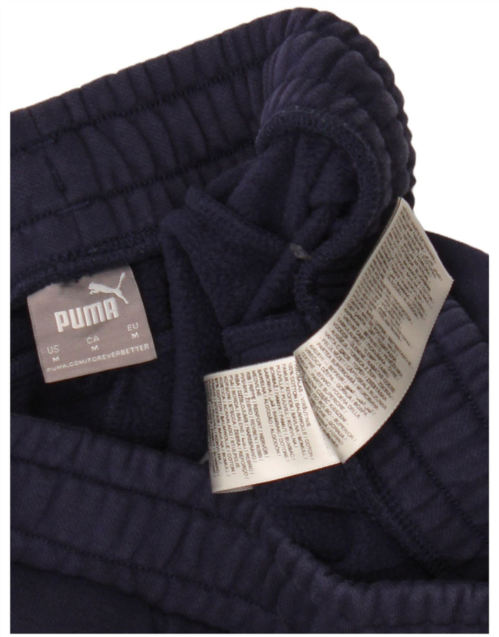 Calça esportiva masculina Puma Graphic Joggers médio algodão azul marinho