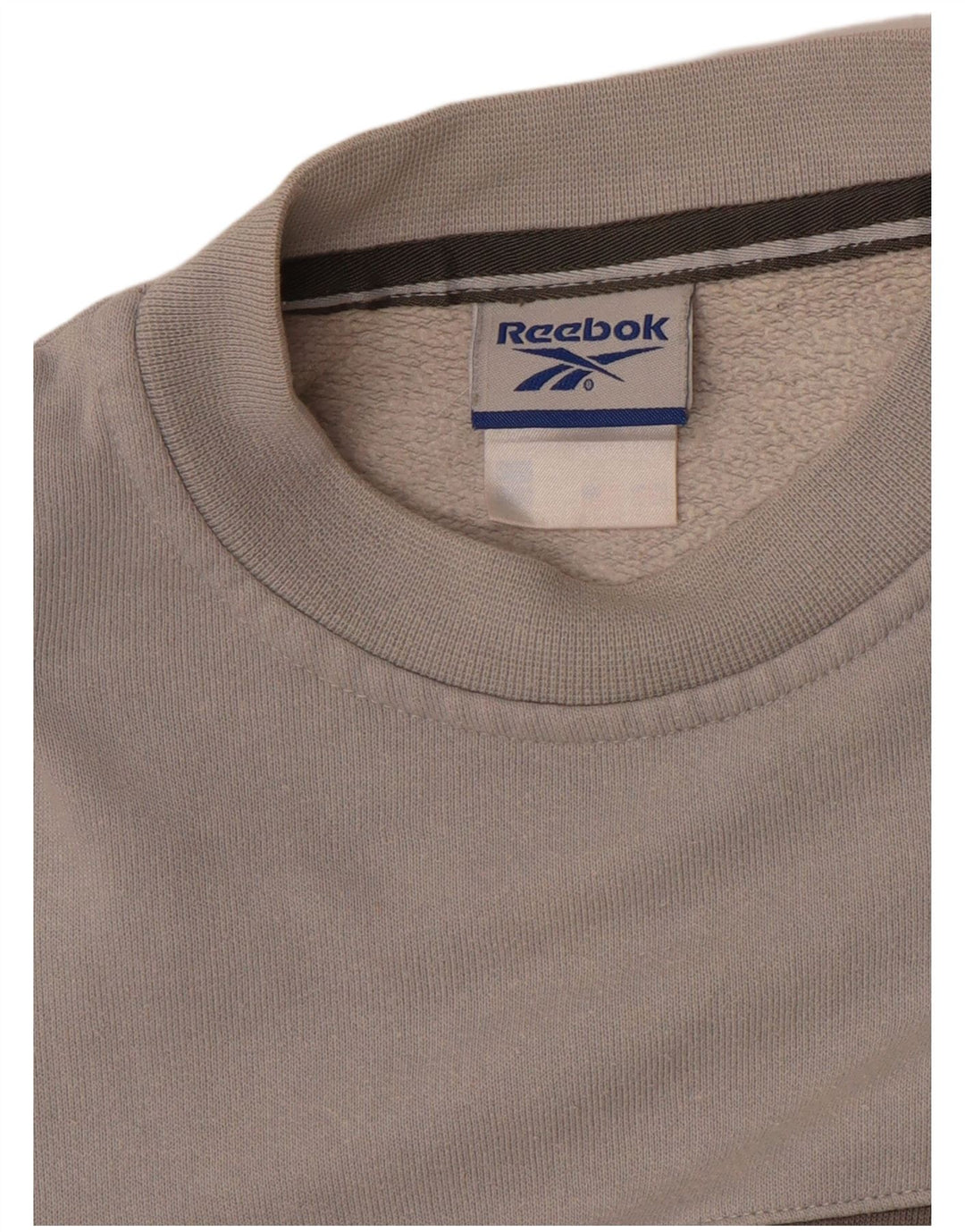 REEBOK Meninos moletom gráfico jumper 11-12 anos cinza colorblock
