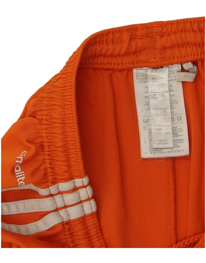 Adidas Masculino Climalite Sport Shorts Grande Laranja Poliéster