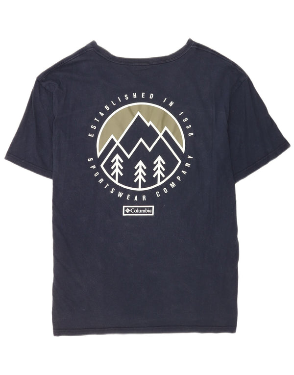 Camiseta Columbia Masculina Graphic Top Grande Azul Marinho