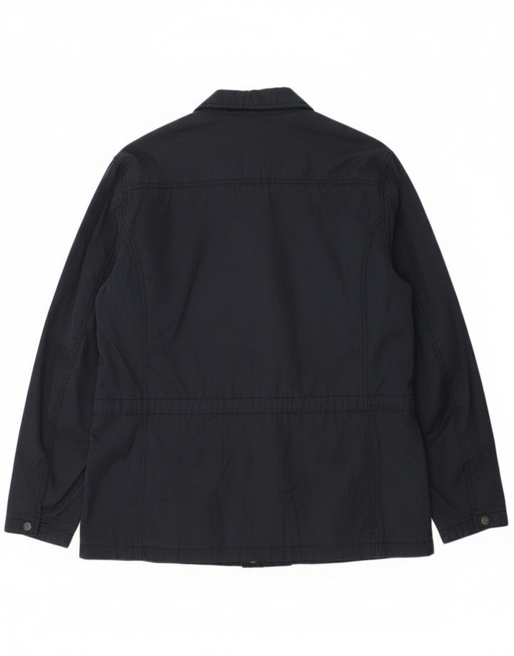 Jaqueta utilitária feminina Invicta Reino Unido 16 grande algodão azul marinho