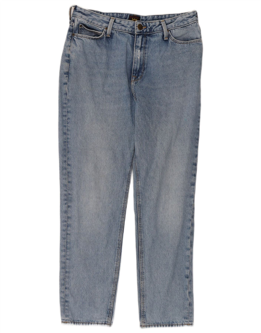 Lee Mens Mom Straight Jeans W30 L31 Azul Algodão