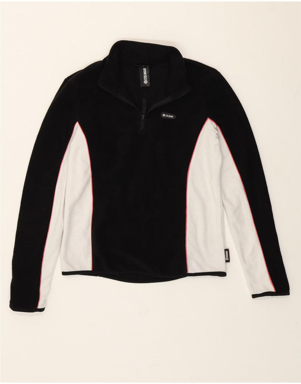 Jumper de lã feminino Colmar UK 14 poliéster colorblock preto médio