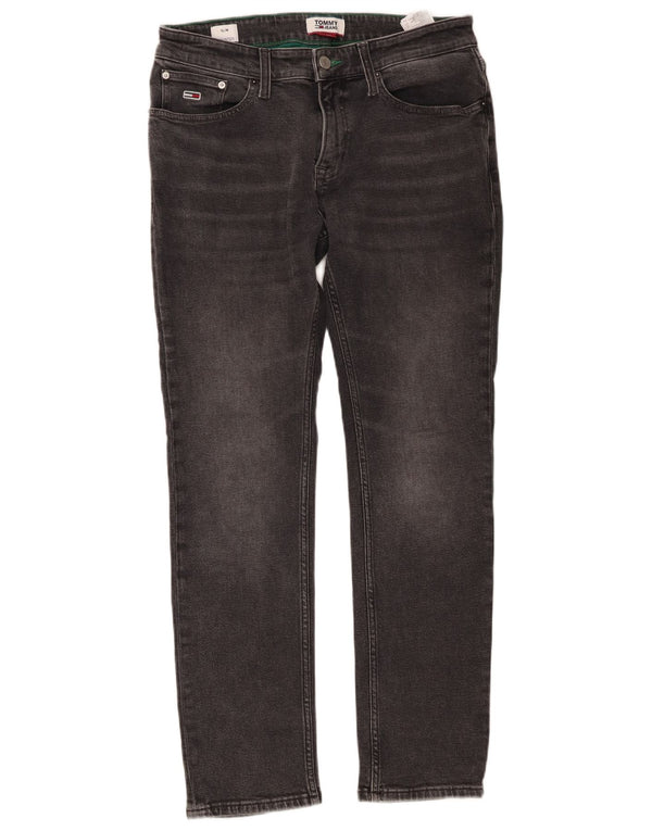 Tommy Hilfiger Masculino Scanton Slim Jeans W31 L30 Cinza Algodão