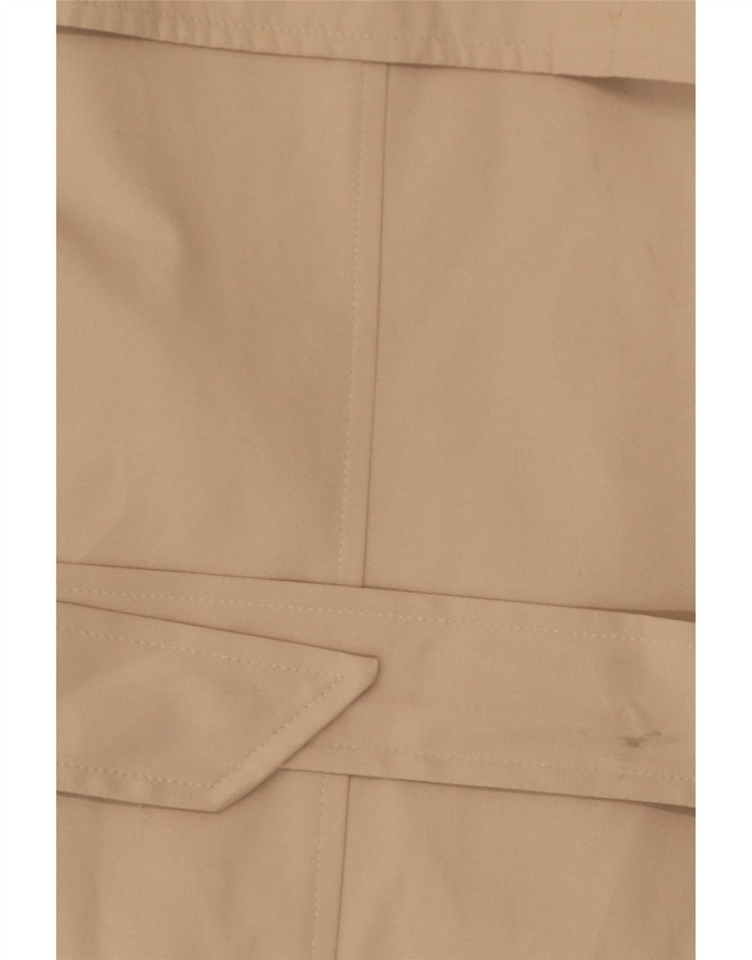 Casaco impermeável feminino Marks & Spencer com peito duplo Reino Unido 10 pequeno bege
