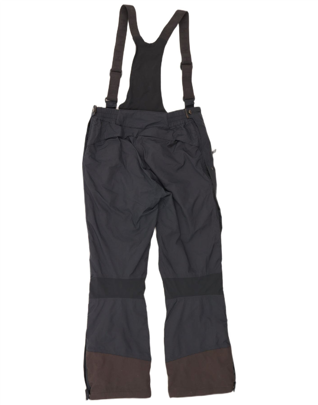 Calça de esqui feminina Helly Hansen Dungarees UK 16 grande bloco cinza