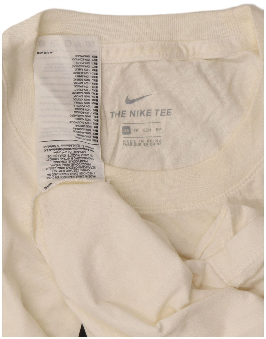 Camiseta Nike Feminina Graphic UK 6 XS Branca